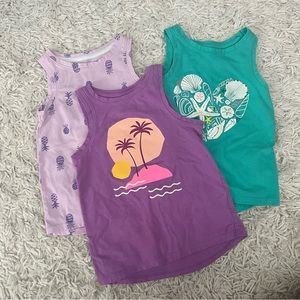 ✖️SOLD✖️3T Cat & Jack Girls Tank Tops